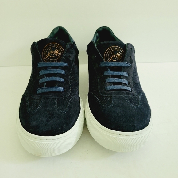 NEW Johnston & Murphy "Jake" Low-Top Lace Up Sneakers Navy Size 8.5 - Picture 2 of 6